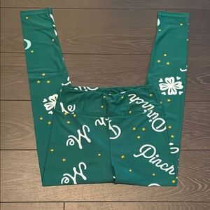 LuLaRoe Green and Gold St. Patrick’s Day Leggings